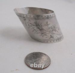 Sterling Silver Napkin Ring Engraved Dynamic Aesthetic