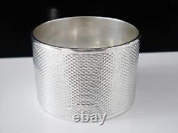 Sterling Silver Napkin Ring FATHER, Emile Viner, Sheffield 1938