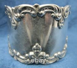Sterling Silver Napkin Ring Fancy PRH Jr. Gorham c. 1900 30g 2 Diam x 1.25 T