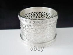 Sterling Silver Napkin Ring, Henry Clifford Davis 1908, High Quality Openwork