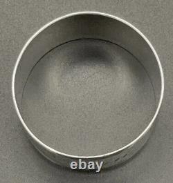 Sterling Silver Napkin Ring name Engraved Susan B&M Art Deco