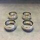 Sterling Silver Napkin Rings Lot Of 4 925 2.8 Oz 80g