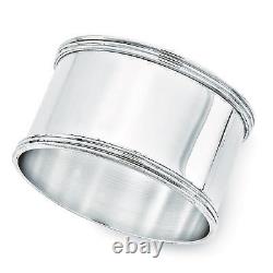 Sterling Silver Single Round Napkin Ring GL4569