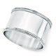 Sterling Silver Single Round Napkin Ring Gl4569