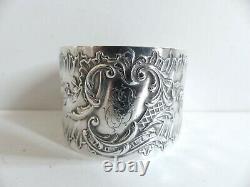 Superb Antique French Solid Sterling Silver 950 Napkin Ring (#5)