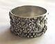 Superb Repousse Sterling Silver Napkin Ring Serviette Holder By Frank Whiting