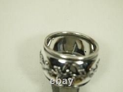 Tiffany & Co. Heavy Sterling Silver Napkin Ring with Vine