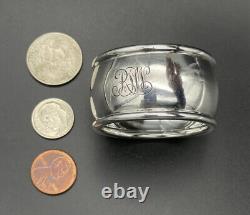 Tiffany Deco / Mid-Century Modern Sterling Silver Napkin Ring