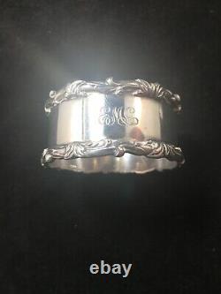 Tiffany Sterling Silver Napkin Ring Scalloped Border