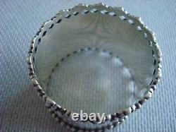 Towle Sterling Silver Large Napkin Ring 1 1/2 Tall #119 Excellent Condition