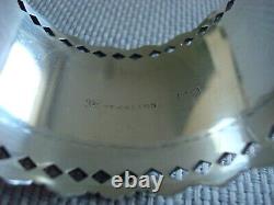 Towle Sterling Silver Large Napkin Ring 1 1/2 Tall #119 Excellent Condition