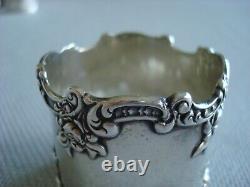 Towle Sterling Silver Large Napkin Ring 1 3/4 Tall #409 Excellent Condition