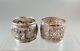 Two Antique Silver Napkin Rings, Southeast Asia, 49.11 Grams