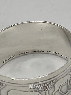 VINTAGE TIFFANY & CO. 925 STERLING SILVER 20731a NOAH'S ARK ANIMAL NAPKIN RING