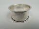 Victorian Napkin Ring Antique Aesthetic English Sterling Silver Beardmore 1897