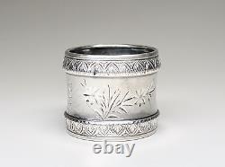 Vintage Antique Sterling Silver Napkin Ring Monogrammed H A Mason 22 Grams