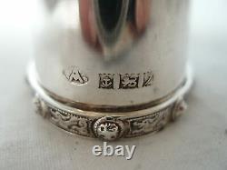 Vintage English Sterling Silver Napkin Ring Sheila name engraving d. 1958