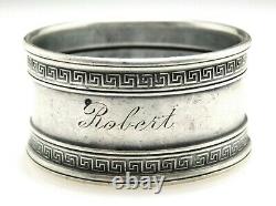 Vintage Gorham 925 Sterling Silver Etruscan Napkin Ring Robert
