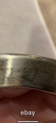 Vintage Gorham Sterling Silver Napkin Rings Round Pair of # 6290