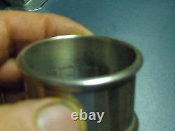 Vintage Lot 4 Solid 1950's Gorham Sterling Silver Napkin Rings W10 Excellant