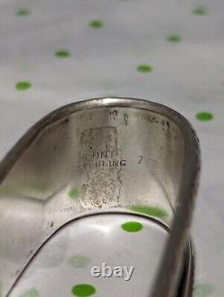 Vintage Lunt 770 Sterling Silver Napkin Ring No Mono Heavy