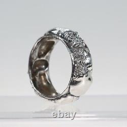 Vintage Patrick Mavros Sterling Silver Hippo or Hippopotamus Napkin Ring