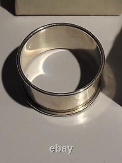 Vintage REED & BARTON Napkin Rings Holders Sterling Silver in Box New