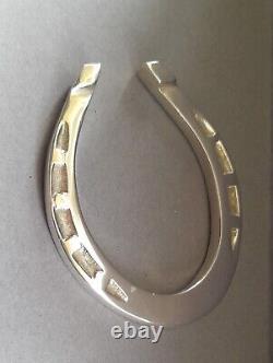 Vintage sterling silver horseshoe napkin ring Sheffield 1947