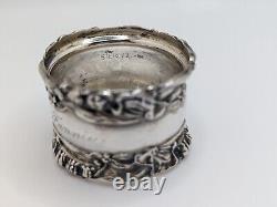 Webster Lily of the Valley Sterling Silver Napkin Ring Fannie name engraving