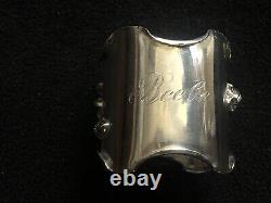 William B. Kerr Sterling Silver Napkin Ring Art Nouveau #772