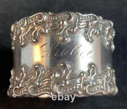 Woodside Sterling Silver Napkin Ring Name Engraved Libbie
