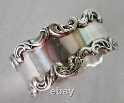 Antique Art Nouveau Sterling Silver Nappkin Ring Hallmarked