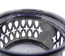 Antique Gorham 33807 Perced Cross Tear Drop Sterling Silver Napkin Ring Holder