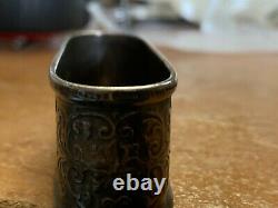 Antique Tiffany Co. Makers Sterling Silver Nappkin Ring Holder 24779