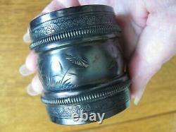 Antique Vintage Gorham Sterling Silver Napkin Rings Victorian 1800's