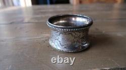 Bague de Serviette en Argent Sterling Suédois Antique