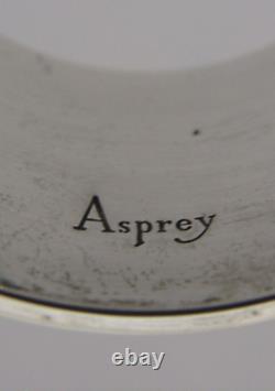 Bague de serviette en argent sterling Asprey Londres 1994