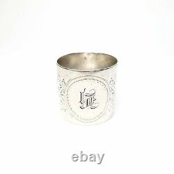 Bague de serviette en argent sterling Gorham antique 1522 #8288