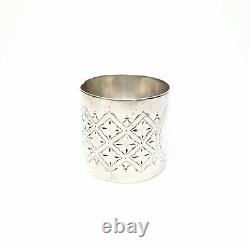 Bague de serviette en argent sterling Gorham antique 1522 #8288