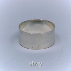 Bague de serviette en argent sterling Tiffany & Co sans monogramme