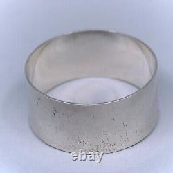 Bague de serviette en argent sterling Tiffany & Co sans monogramme