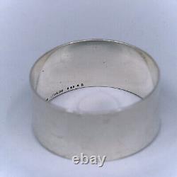 Bague de serviette en argent sterling Tiffany & Co sans monogramme