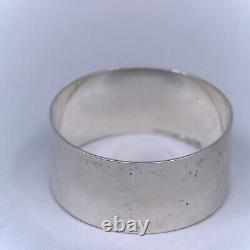 Bague de serviette en argent sterling Tiffany & Co sans monogramme