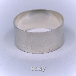 Bague de serviette en argent sterling Tiffany & Co sans monogramme