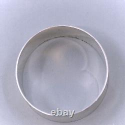 Bague de serviette en argent sterling Tiffany & Co sans monogramme