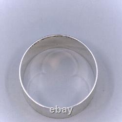 Bague de serviette en argent sterling Tiffany & Co sans monogramme