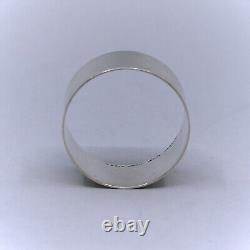 Bague de serviette en argent sterling Tiffany & Co sans monogramme