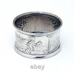 Nursery Rhyme Napkin Ring Arrowsmith Sterling Silver 1960s