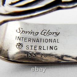 Printemps Glory Ovale Napkin Ring International Argent Sterling 1942 Non Mono
