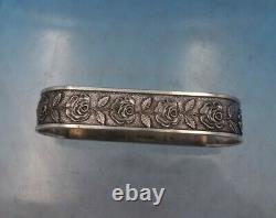 Rose De Kirk Sterling Silver Napkin Ring #19 2 3/4 X 1,7 Ozt. (#6376)